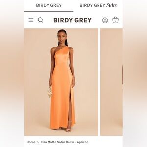 Kira Birdy Grey Bridesmaid Dress